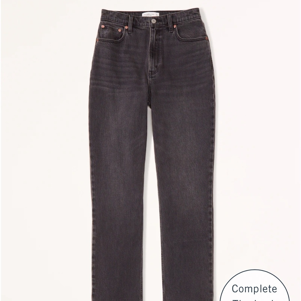 Abercrombie Curve Love Straight Jeans